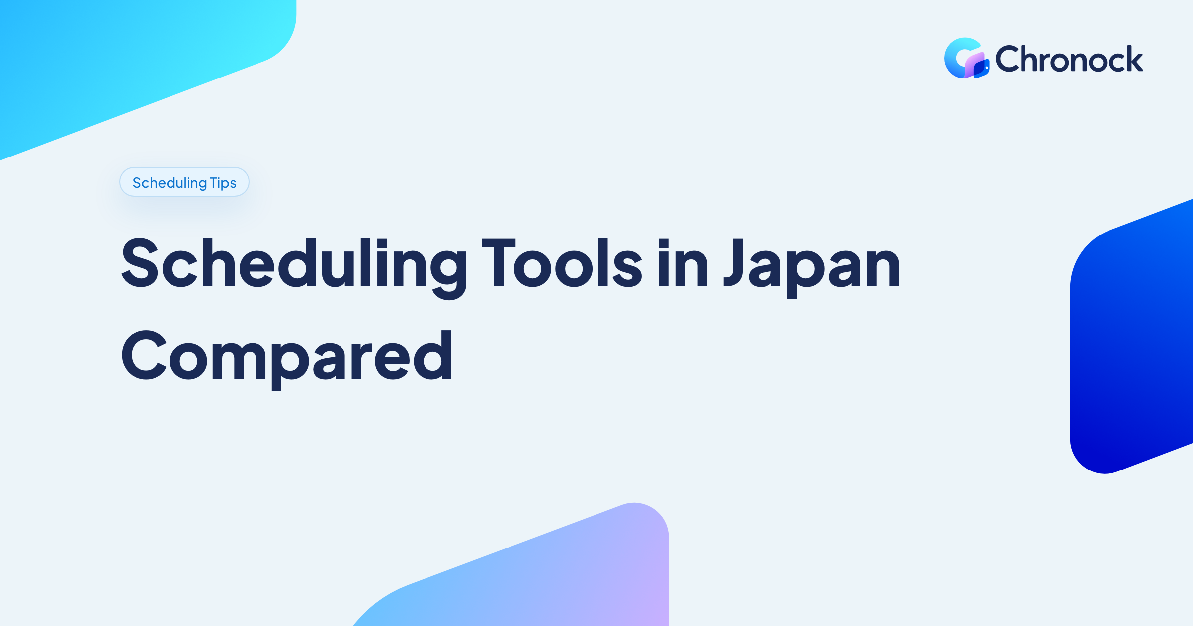 Scheduling Tools in Japan: A 2026 Comparison for Individuals and Small Teams