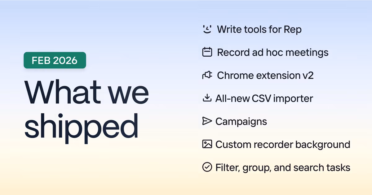 New in Clarify: February 2026