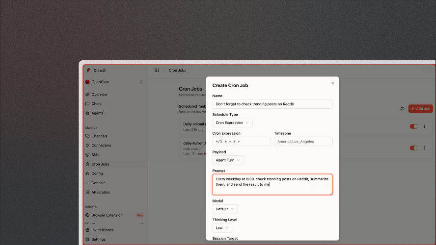 Reminders That Work, Not Just Ping: 8 Automations You Can Run with Clawdi Cron