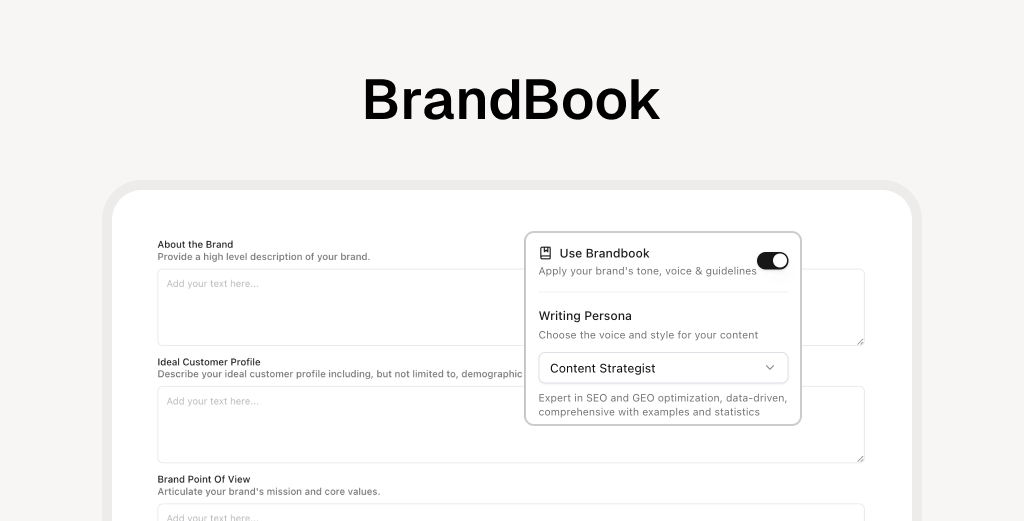 How to Build a Brandbook for AI Search Consistency