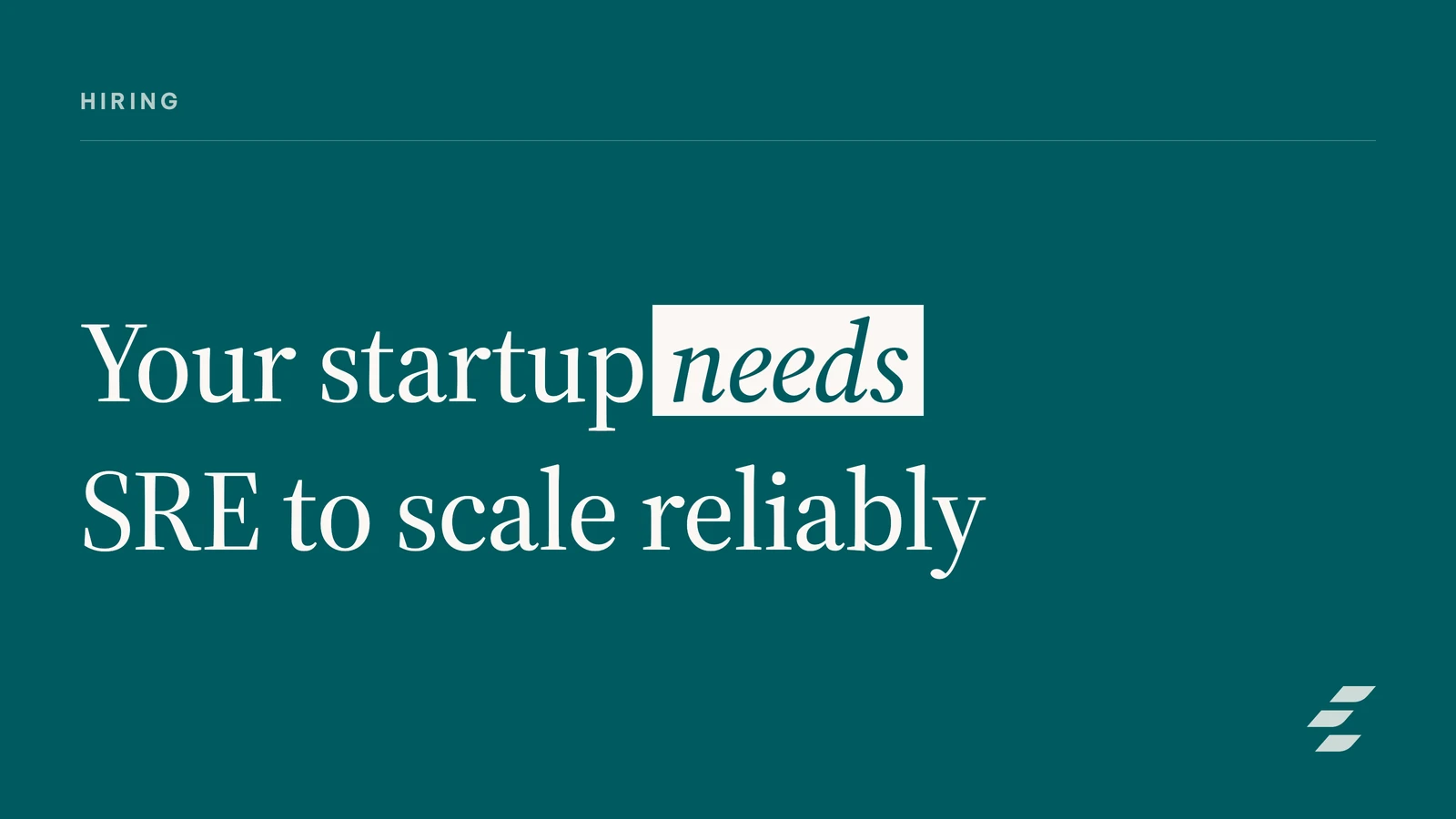 The Startup SRE Playbook: Building Your First Site Reliability Engineering Team for Scalable Operations