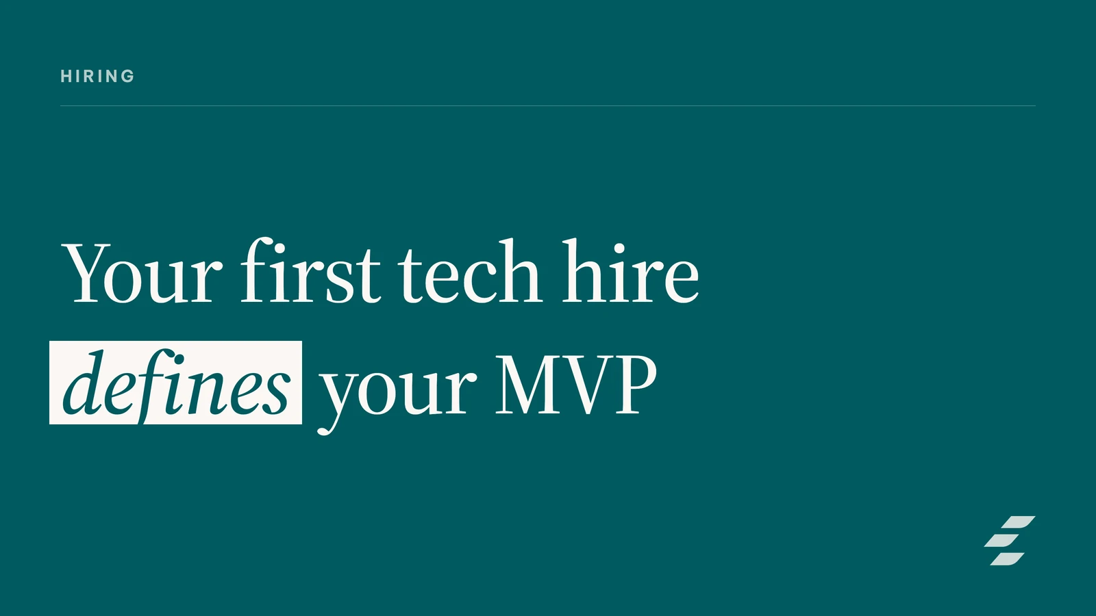 Startup's First Tech Hire: Frontend vs. Full-Stack for Your MVP