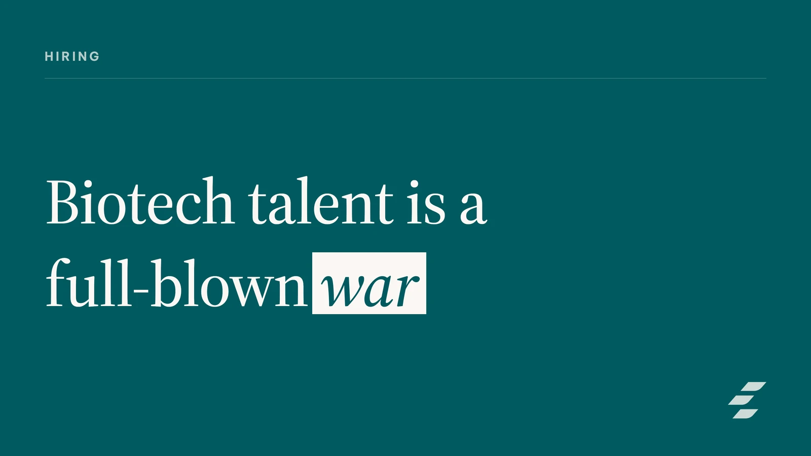 BioTech Talent Acquisition Strategy: Winning the War for Scientific & Engineering Talent