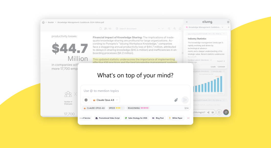 Chat With Your Unique Knowledge - Ask Anything About Your PDFs, Notes, and Insights