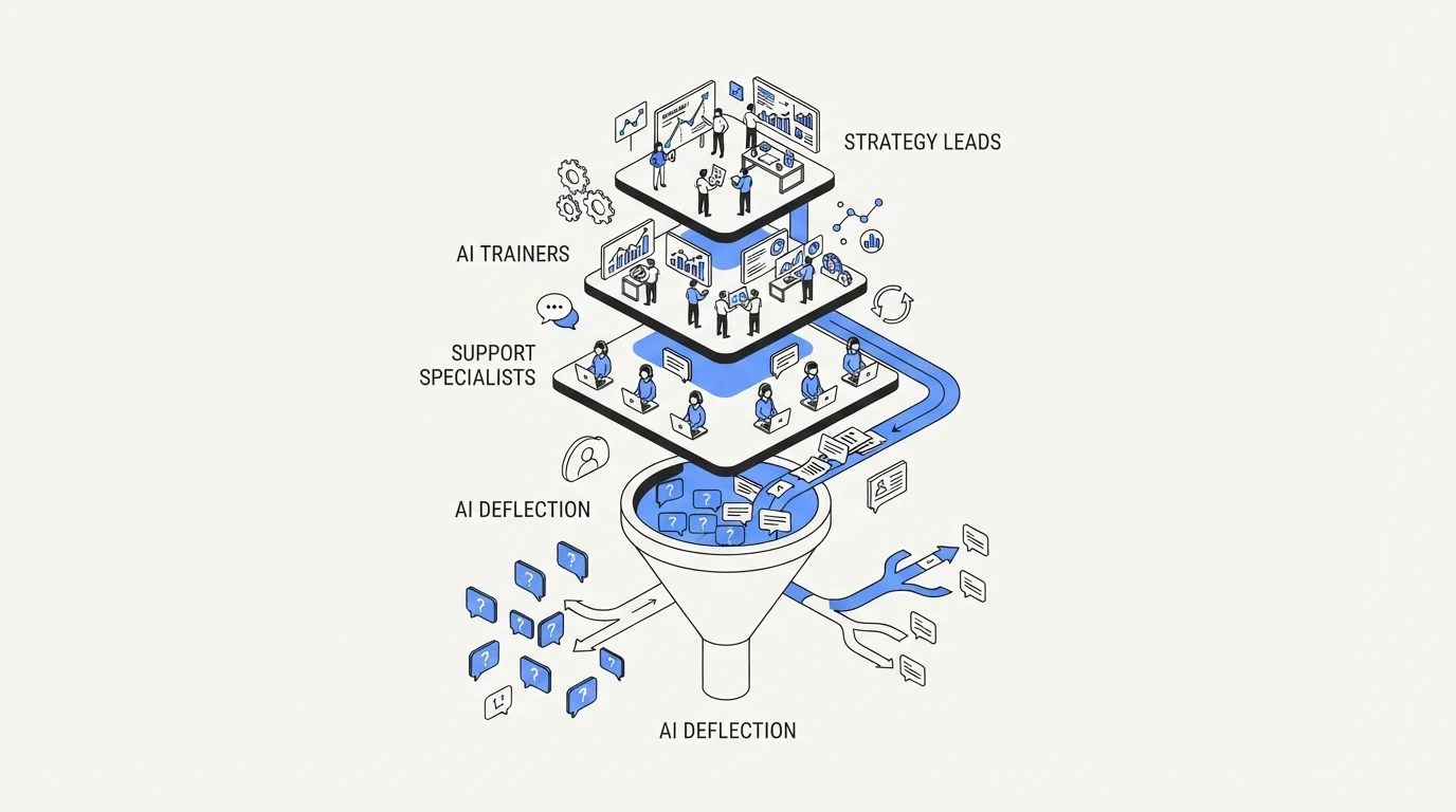 A customer support hiring plan for teams running AI deflection