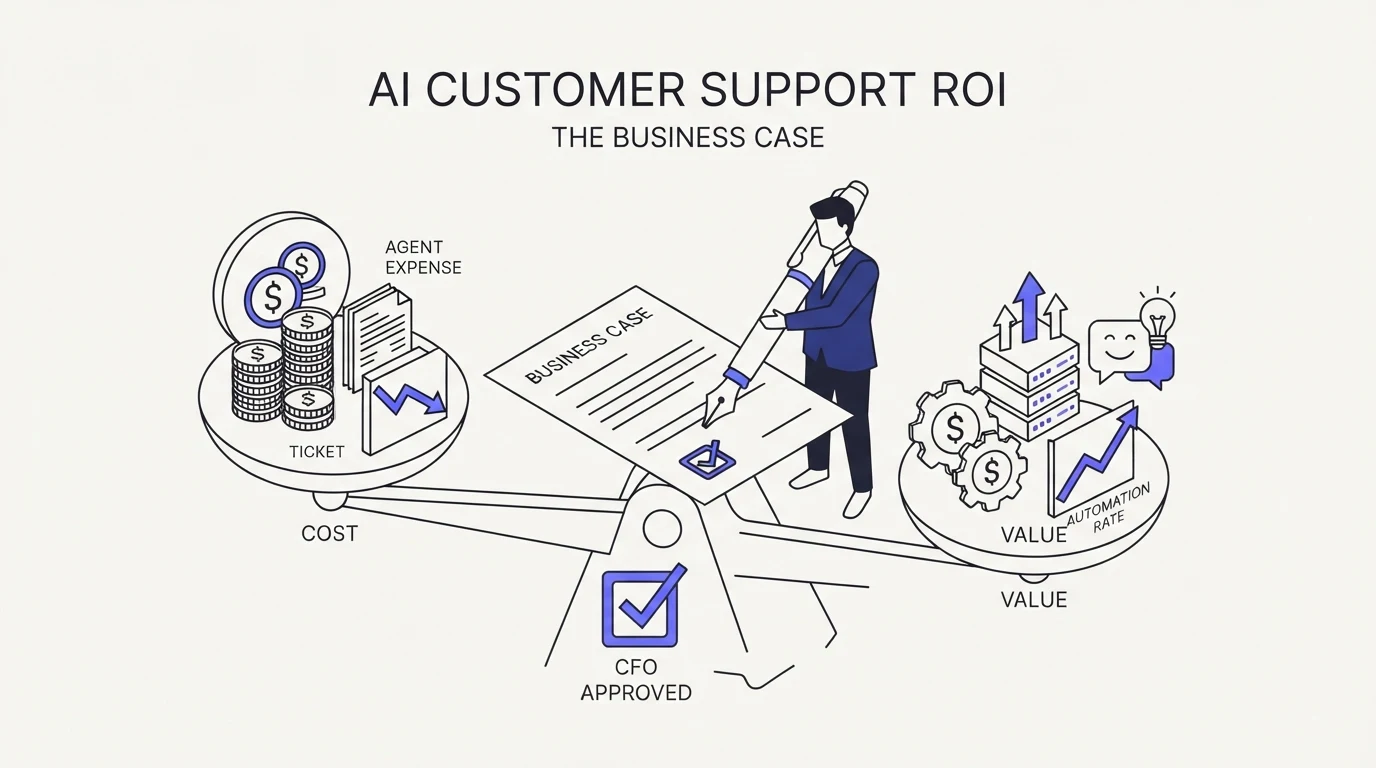 AI customer support ROI: the business case a CFO signs