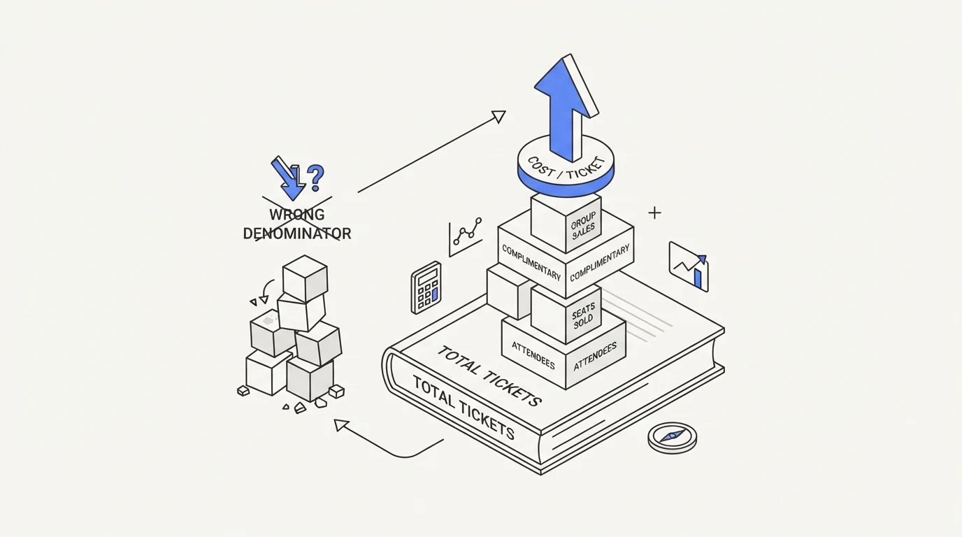 Cost per ticket benchmark: building the denominator correctly