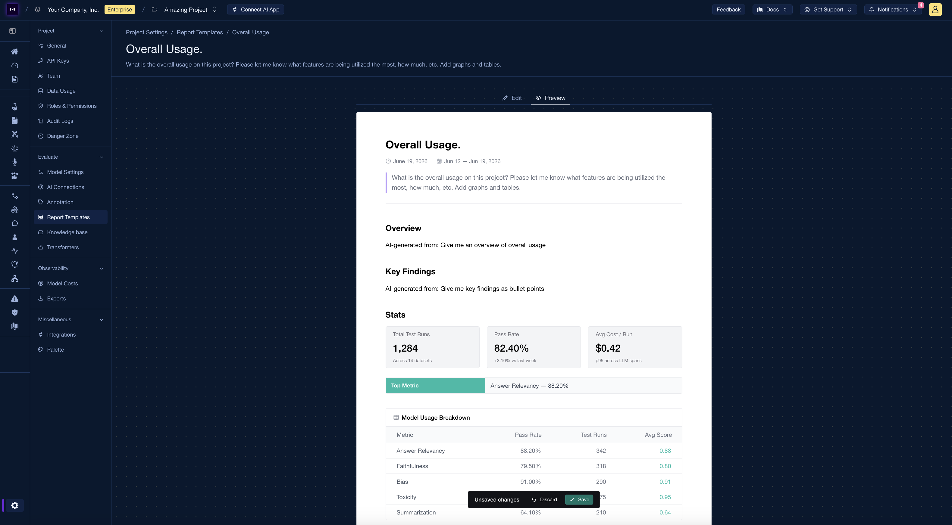 Introducing Report Templates: Build the report your team actually reads