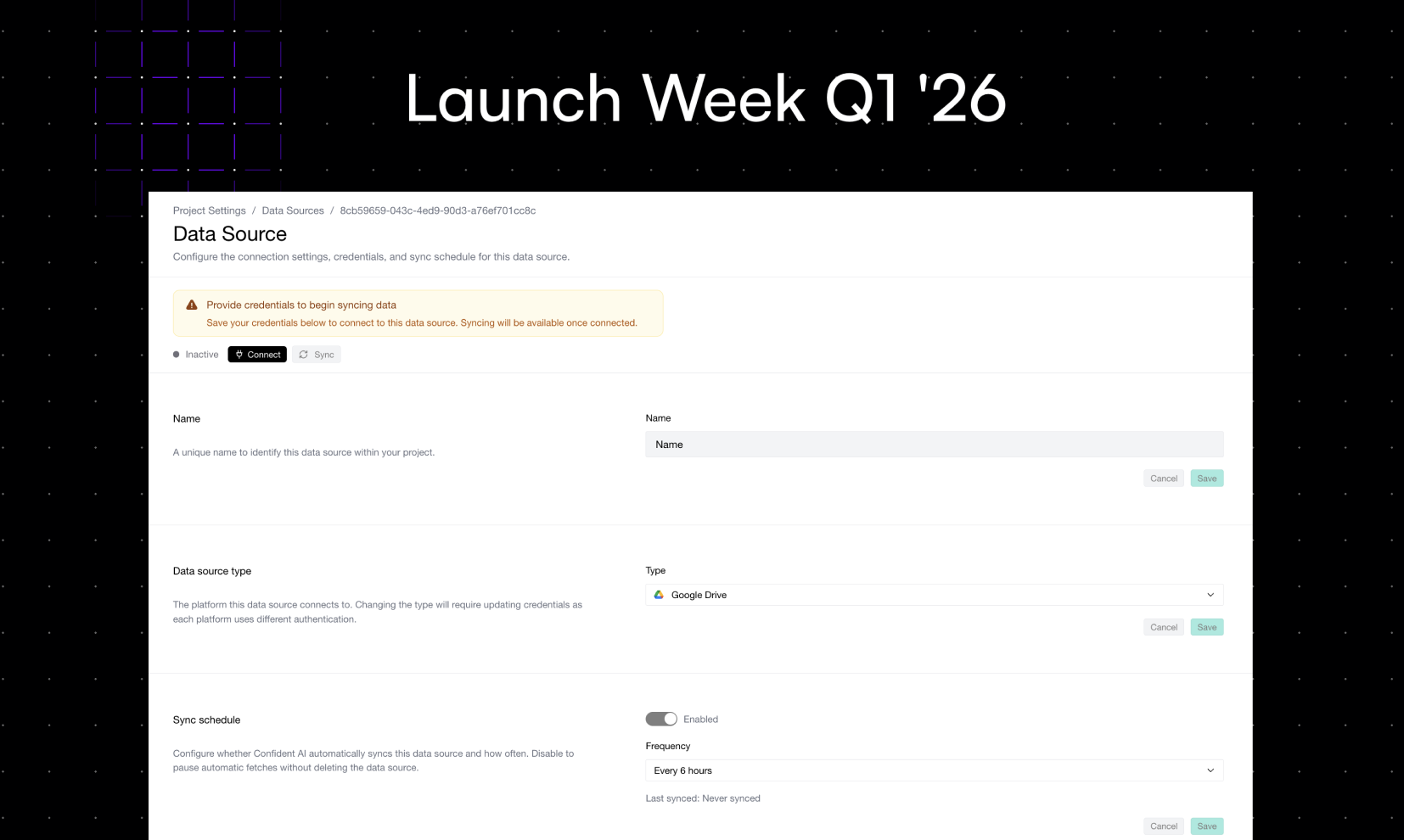 Launch Week Day 5 (5/5): Generate Datasets from Your Data Sources
