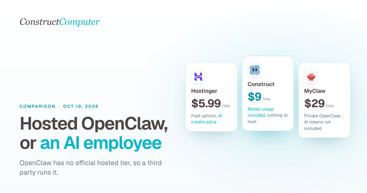 Hosted OpenClaw alternatives: managed claws vs an AI employee