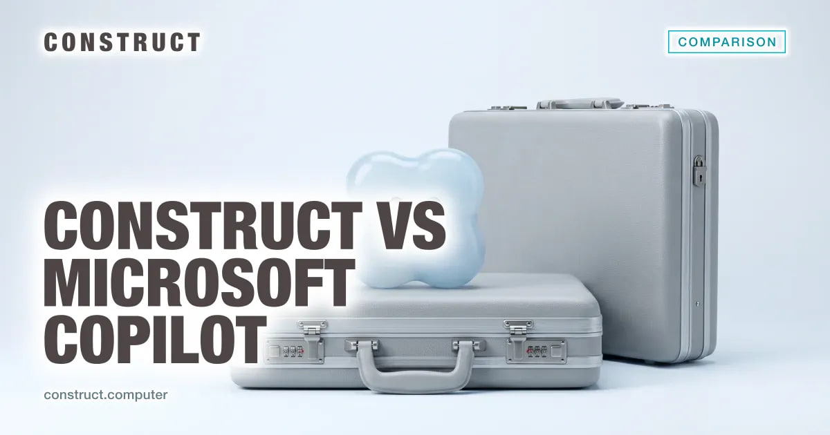 Construct vs Microsoft Copilot and Google Workspace AI