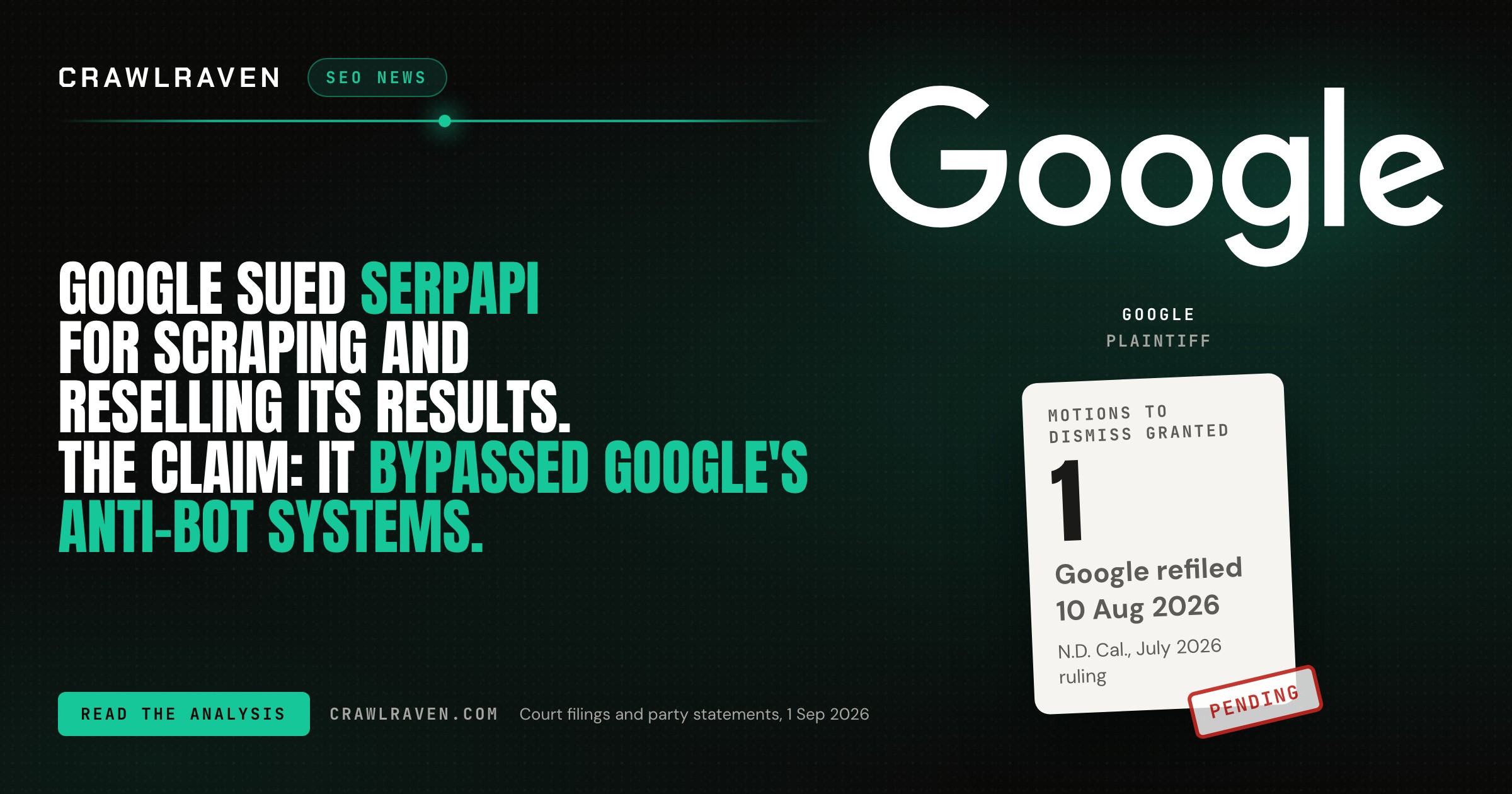 The Google SerpApi Lawsuit: What Happened, and What It Means for SEO Tools