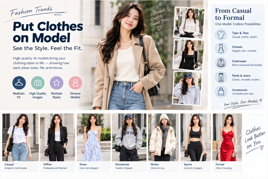 Put Clothes on a Model With AI