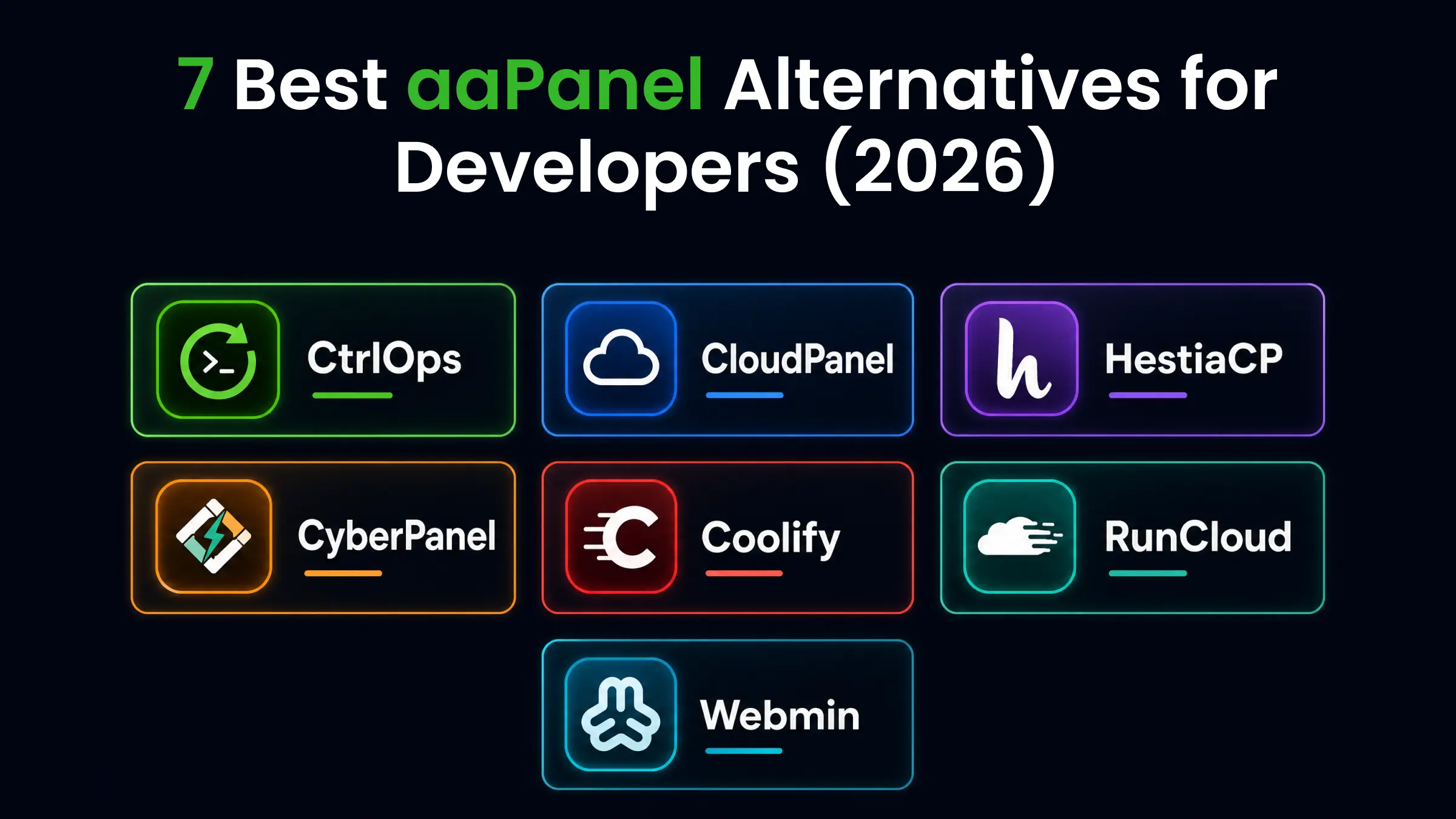 7 Best aaPanel Alternatives in 2026 (Free & Paid)