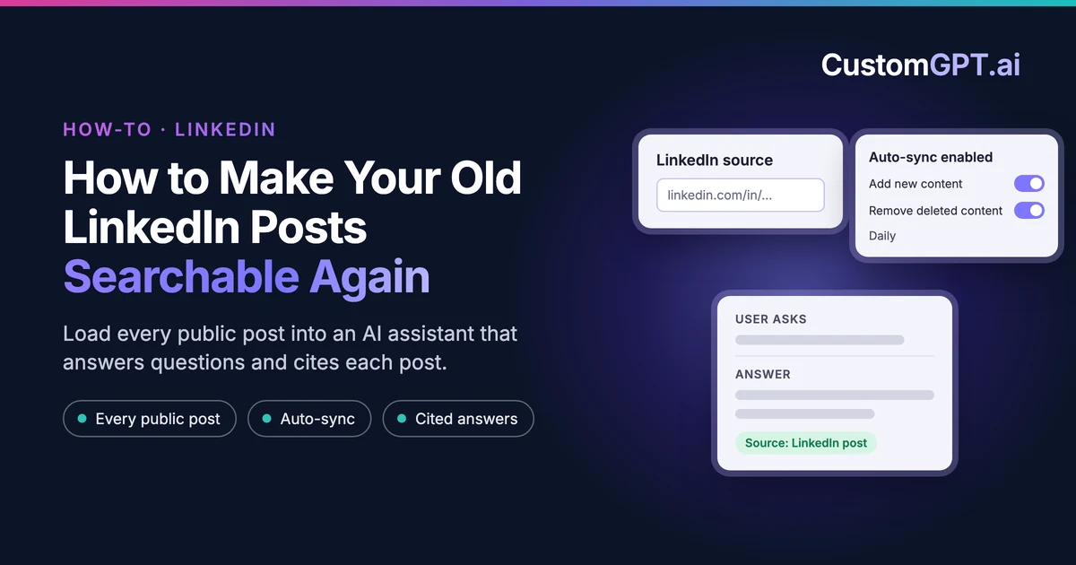 How to Make Your Old LinkedIn Posts Searchable Again