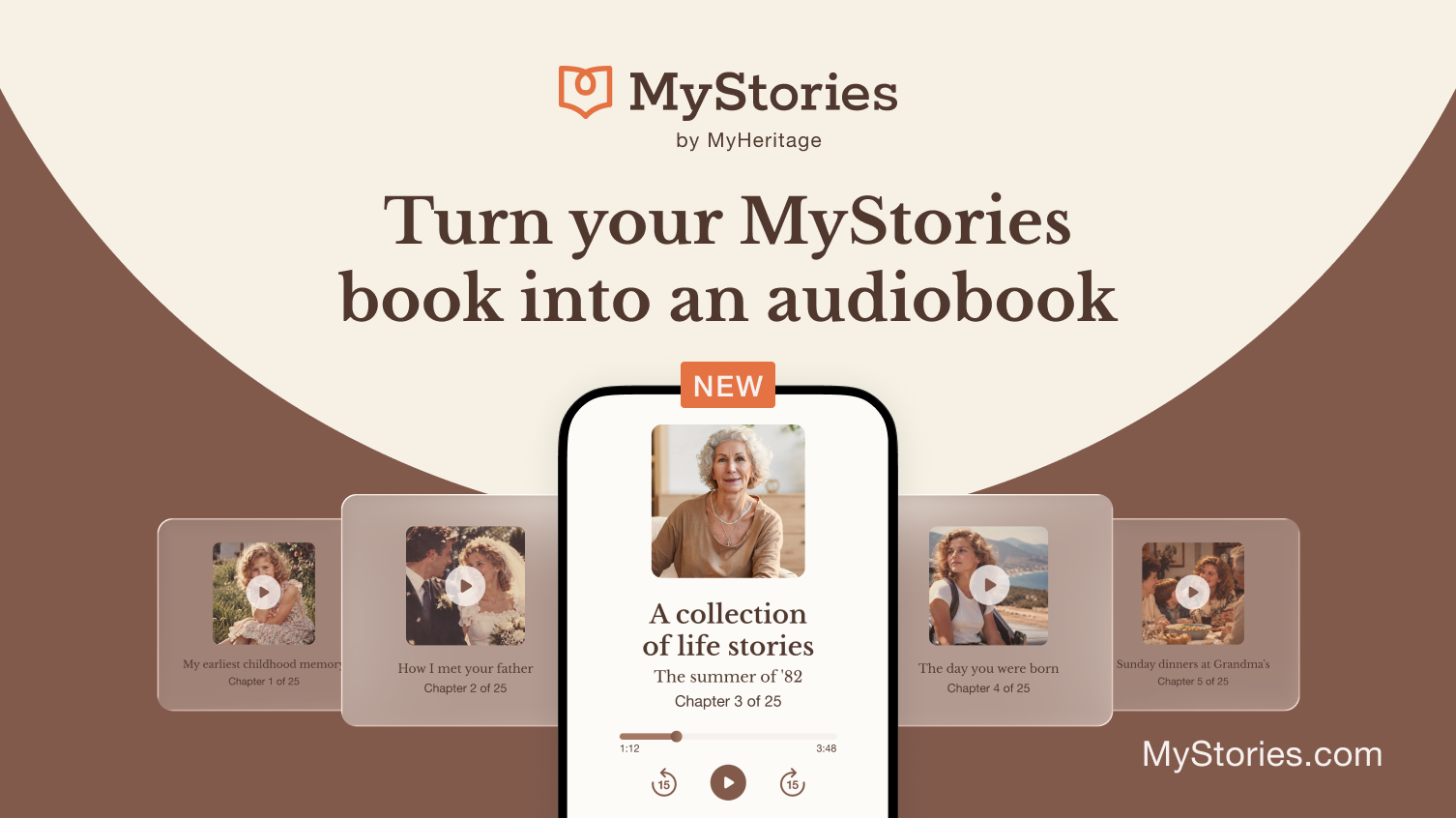New: Turn Your MyStories Book Into an Audiobook