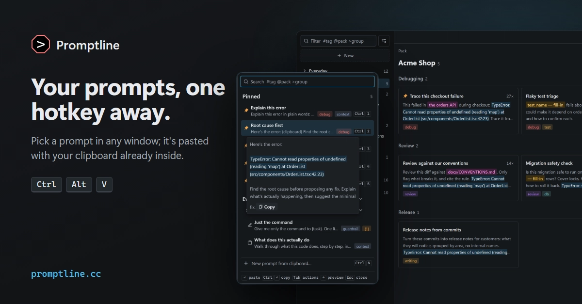 Let Claude Code write your team's prompt pack