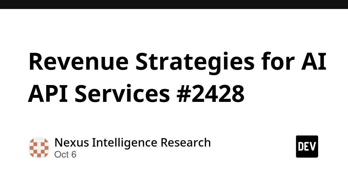 Revenue Strategies for AI API Services #2428