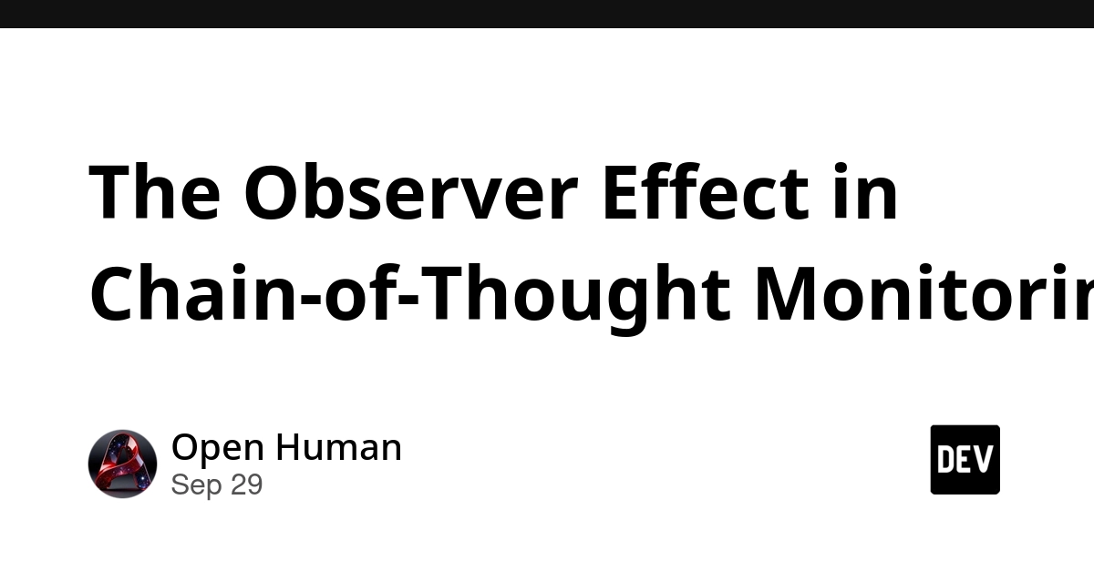 The Observer Effect in Chain-of-Thought Monitoring