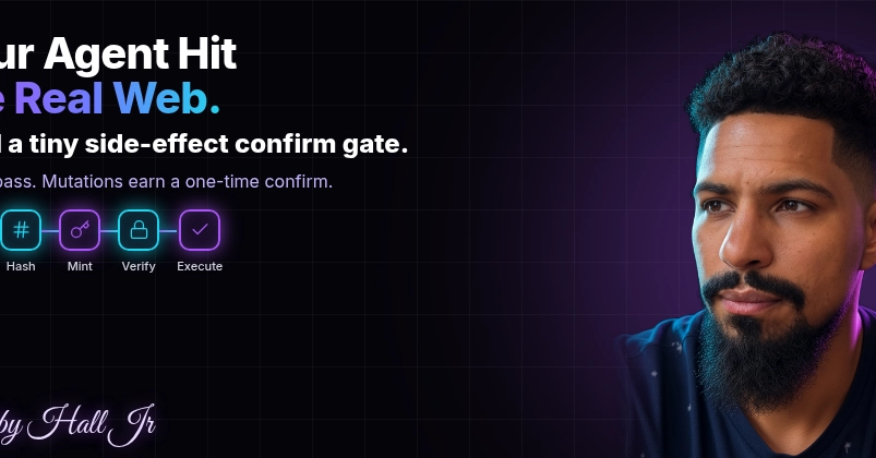 Your Agent Hit the Real Web. Build a Tiny Side-Effect Confirm Gate in TypeScript.