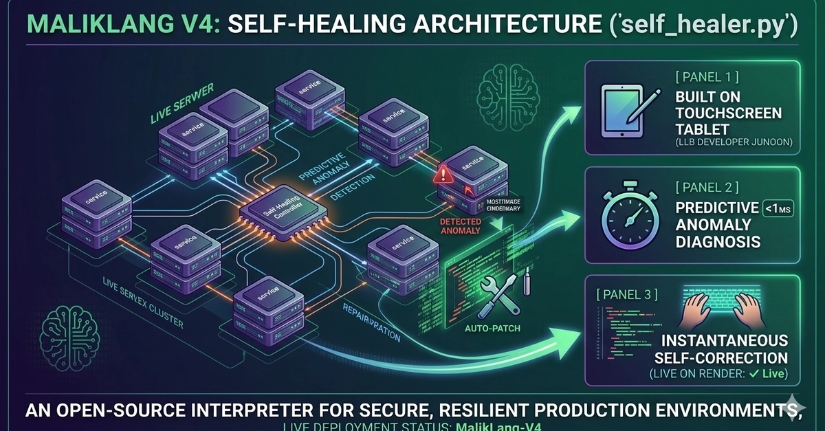 π Deep Dive into Maliklang V4: Space Optimization & Self-Healing Architecture