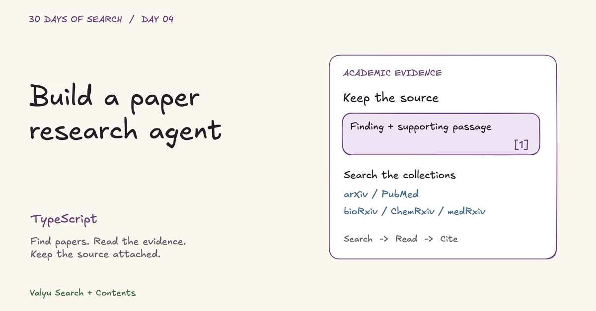 How to build an Academic & Research Papers AI Agent