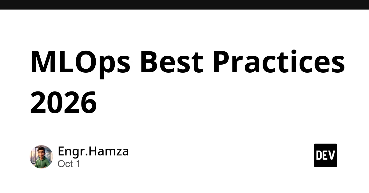 MLOps Best Practices 2026