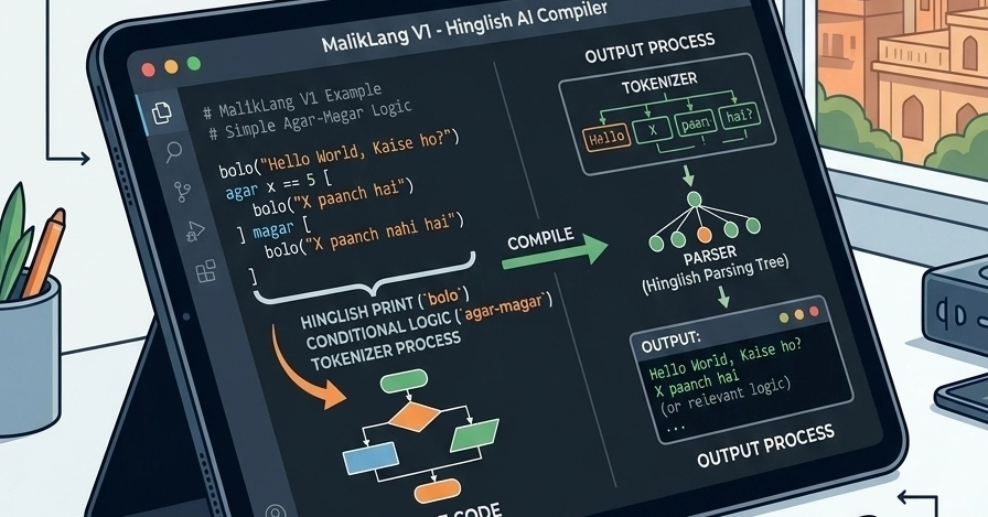 Building Maliklang V1: An Open-Source Offline Compiler Architecture for Hinglish Logic π