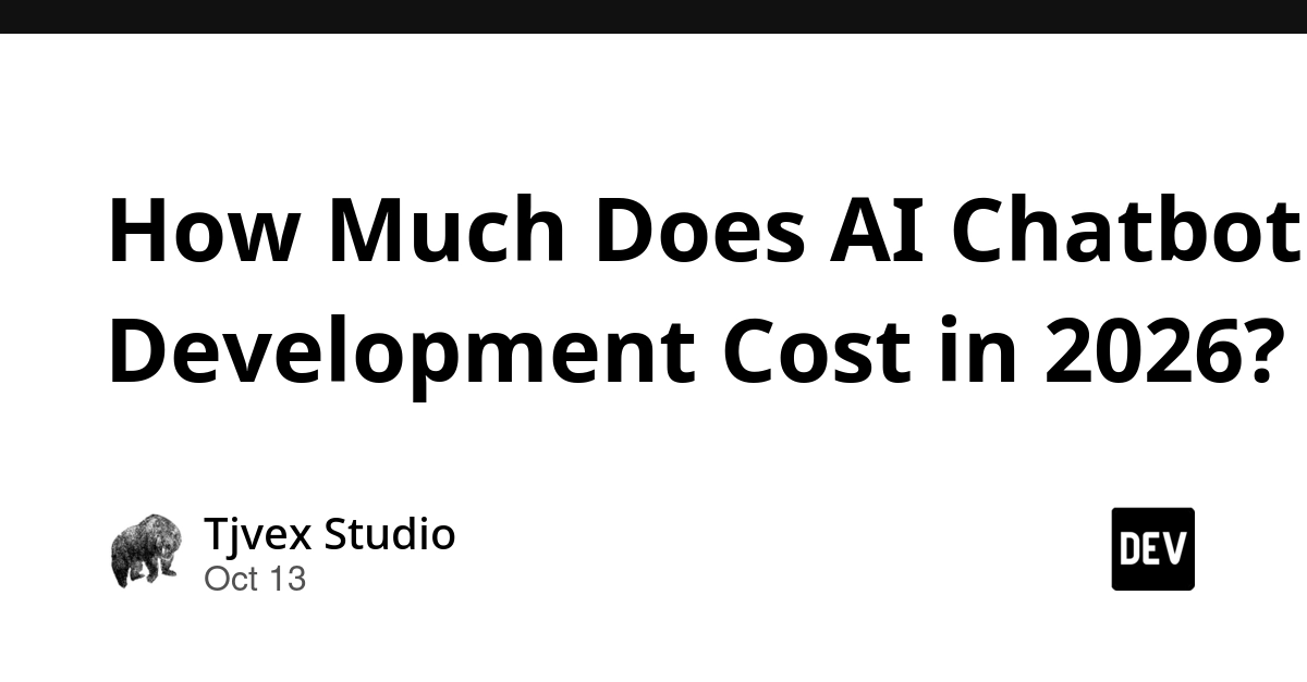 How Much Does AI Chatbot Development Cost in 2026?