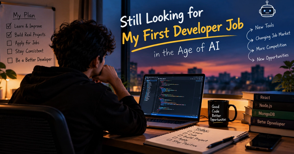 Still Looking for My First Developer Job in the Age of AI ๐