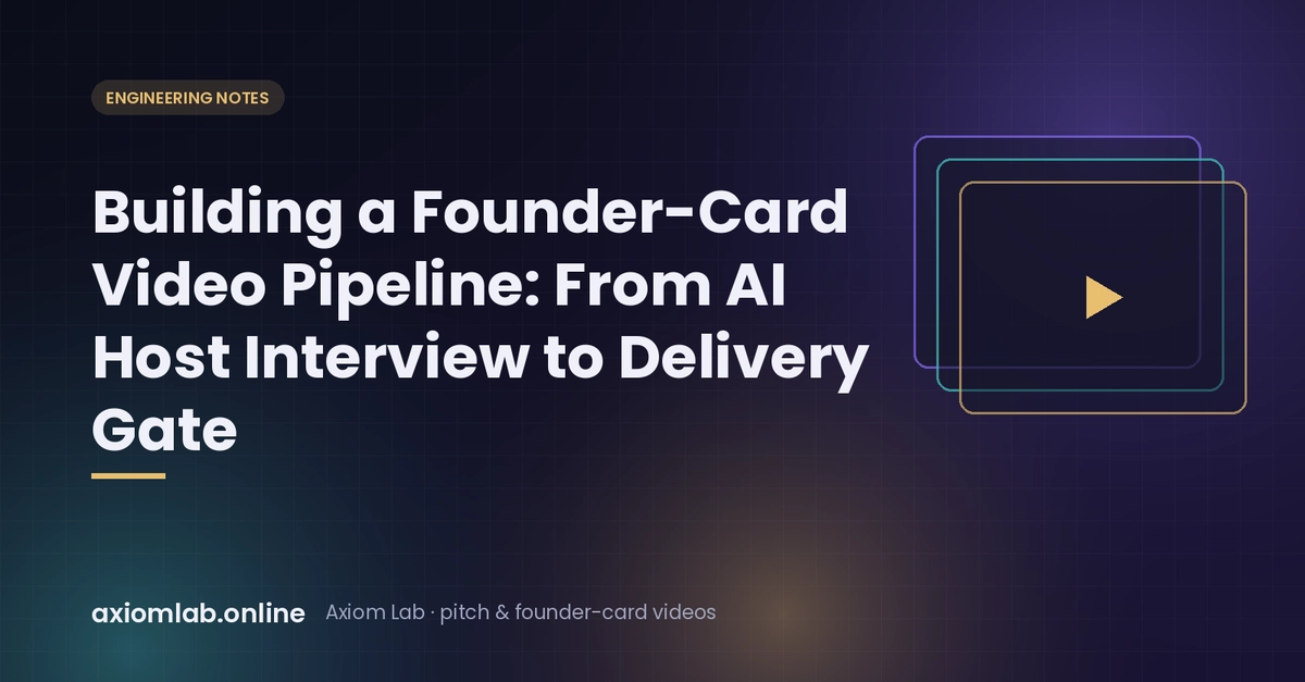 Where AI Video Pipelines Actually Break: Building QA Gates From Script to Storyboard to Render