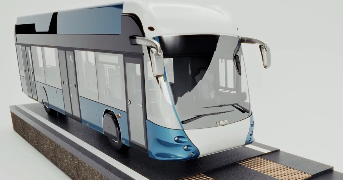 A Swiss startup has found a clever way to charge electric buses through their tyres