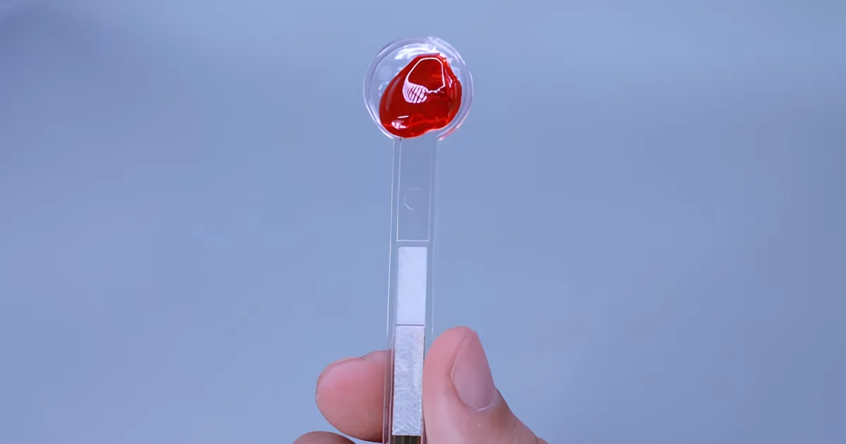 Checking body medication levels may now be as easy as sucking on a peach-flavoured lollipop