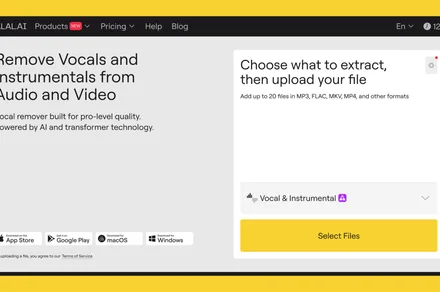 How to use an AI vocal remover to isolate vocals, instruments and stems from any song