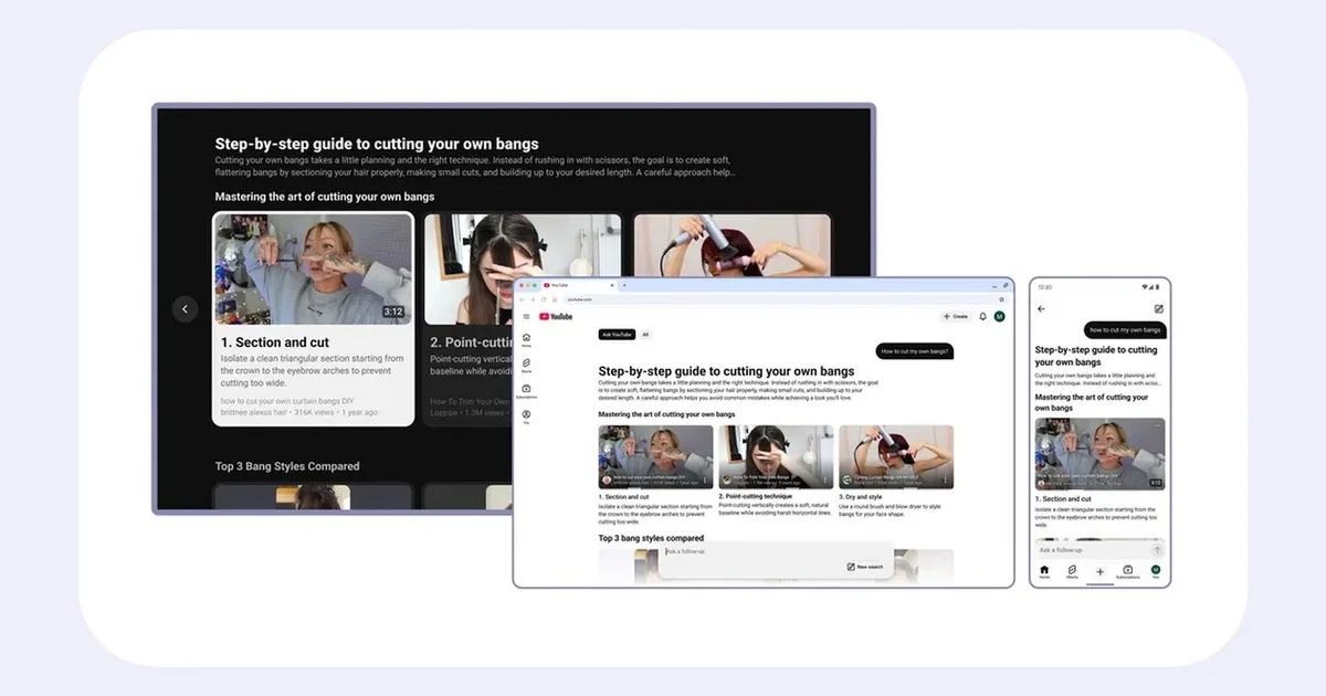 Ask YouTube expands to mobile, web, and TVs across the US