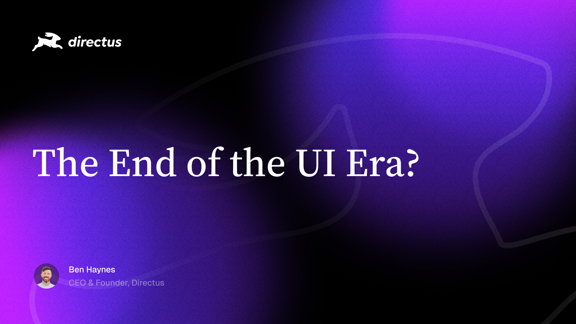 The UI Era is Shifting