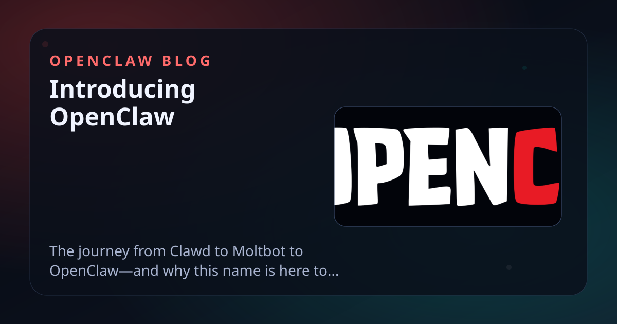 Introducing OpenClaw