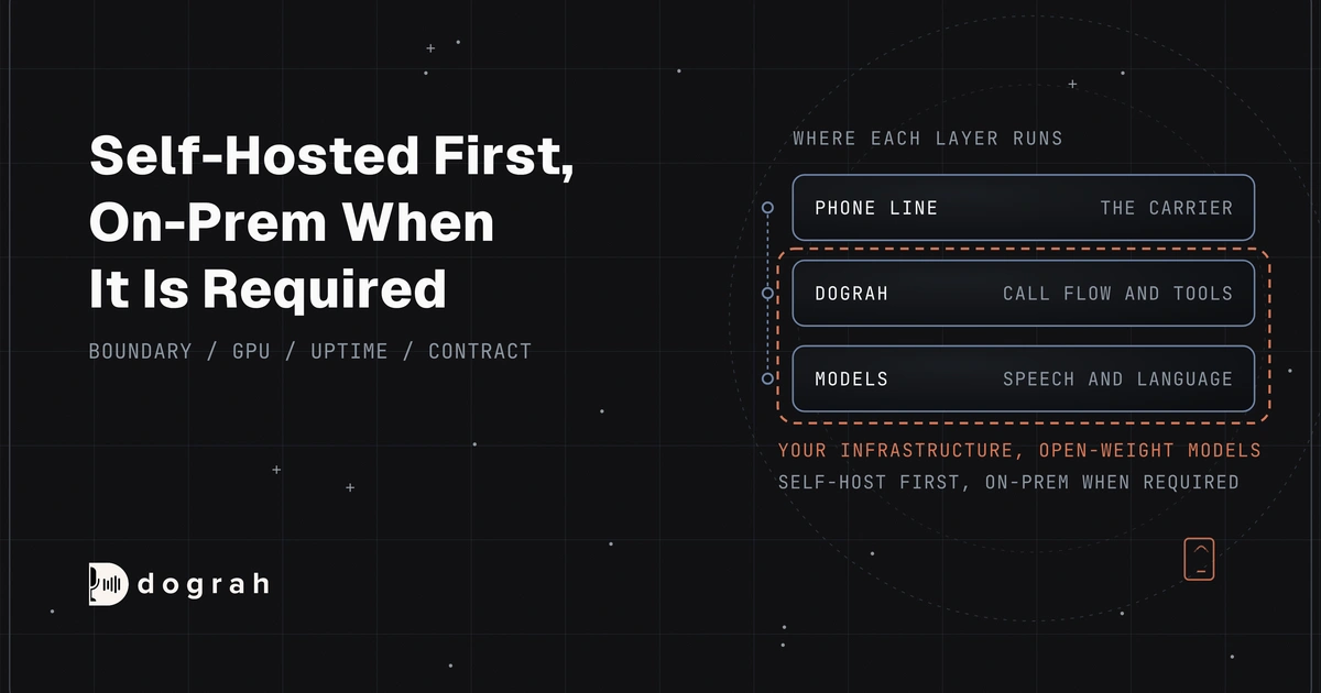 On-Prem Voice AI for Logistics: When Your Own Servers Earn Their Keep