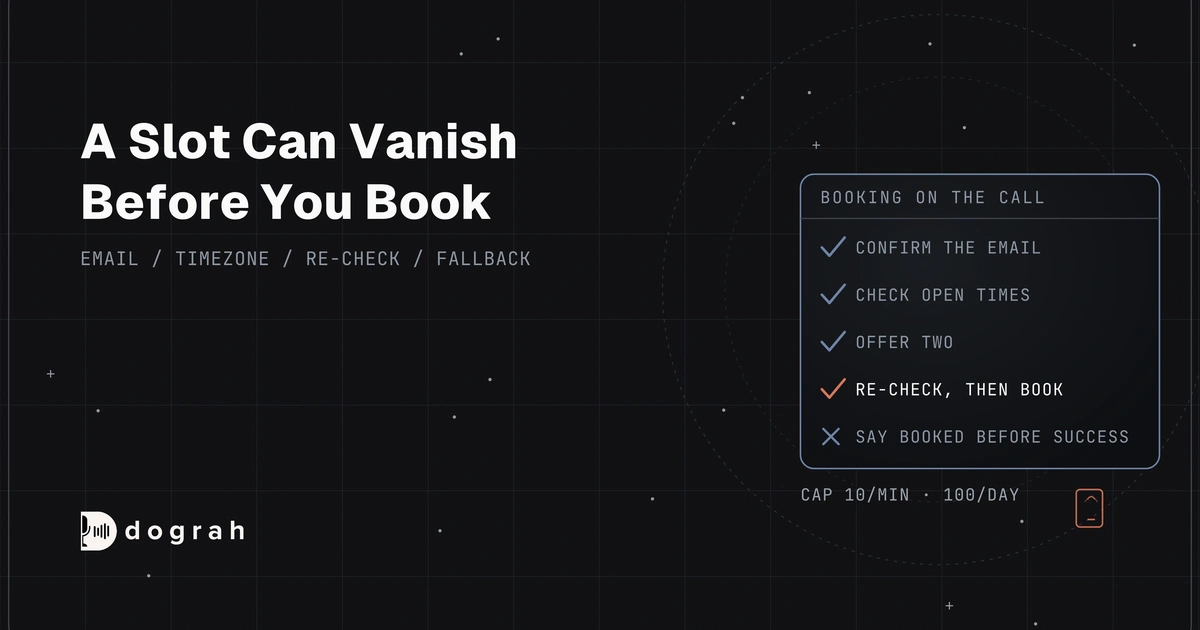 Booking Meetings Mid-Call With Calendly Integration