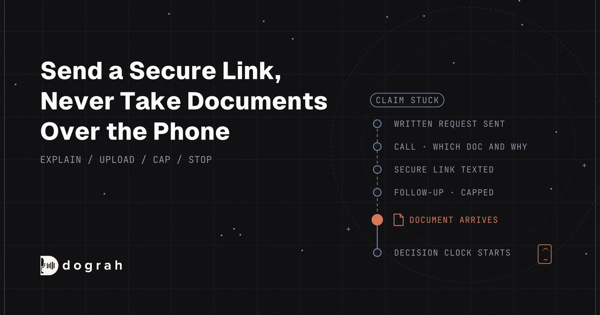 AI Voice Agents for Claims Document Collection in Insurance