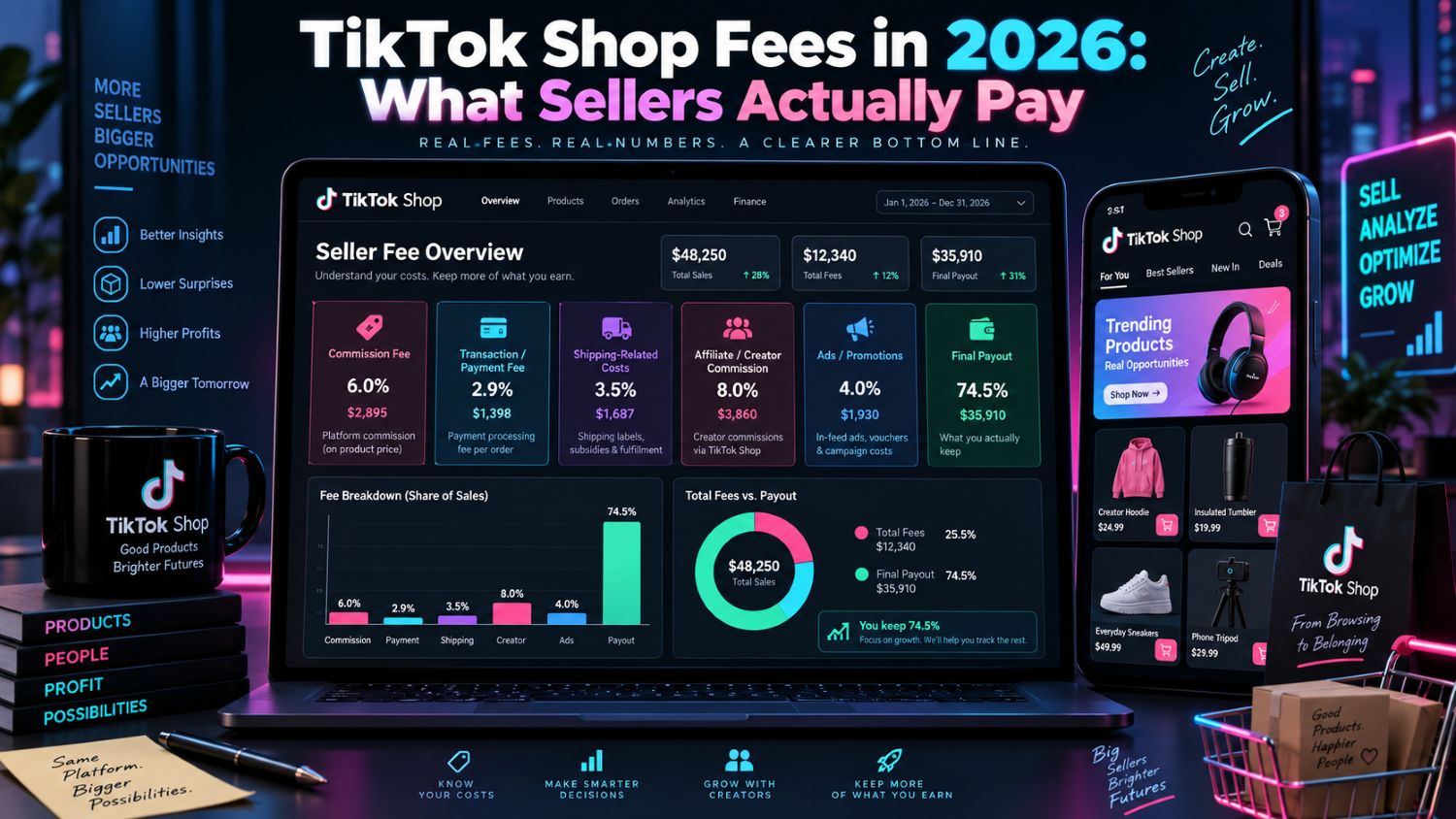 TikTok Shop Fees in 2026: What Sellers Actually Pay per Order