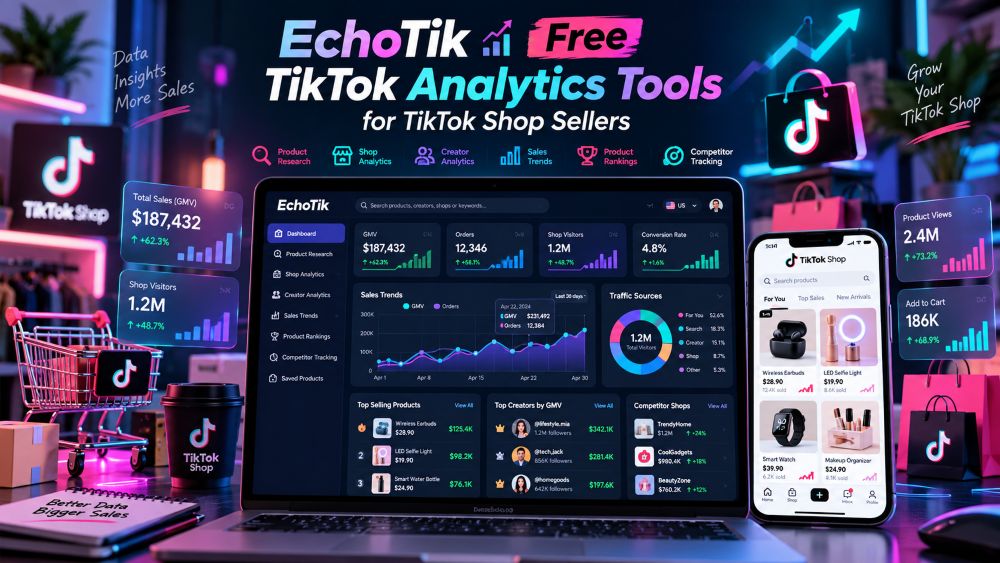 EchoTik Free TikTok Analytics Tools for TikTok Shop Sellers