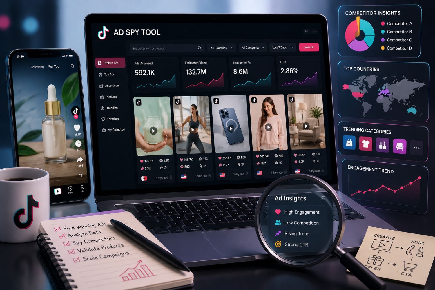 How to Use TikTok Ad Spy Tools to Find Winning Ads