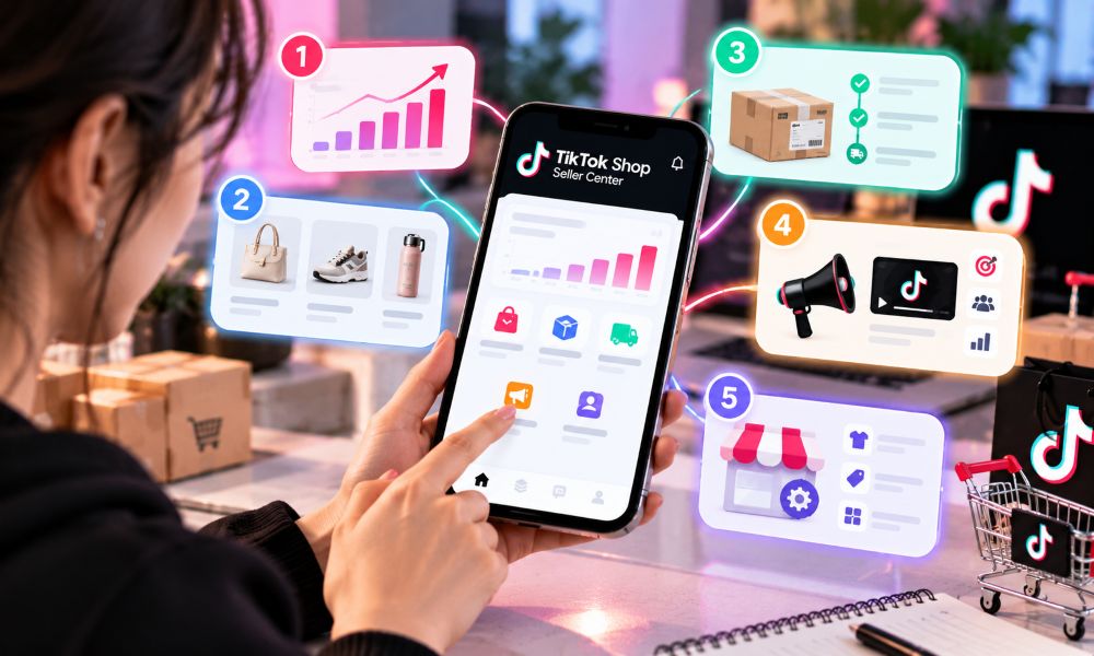 TikTok Shop Seller Center App 5 Key Features