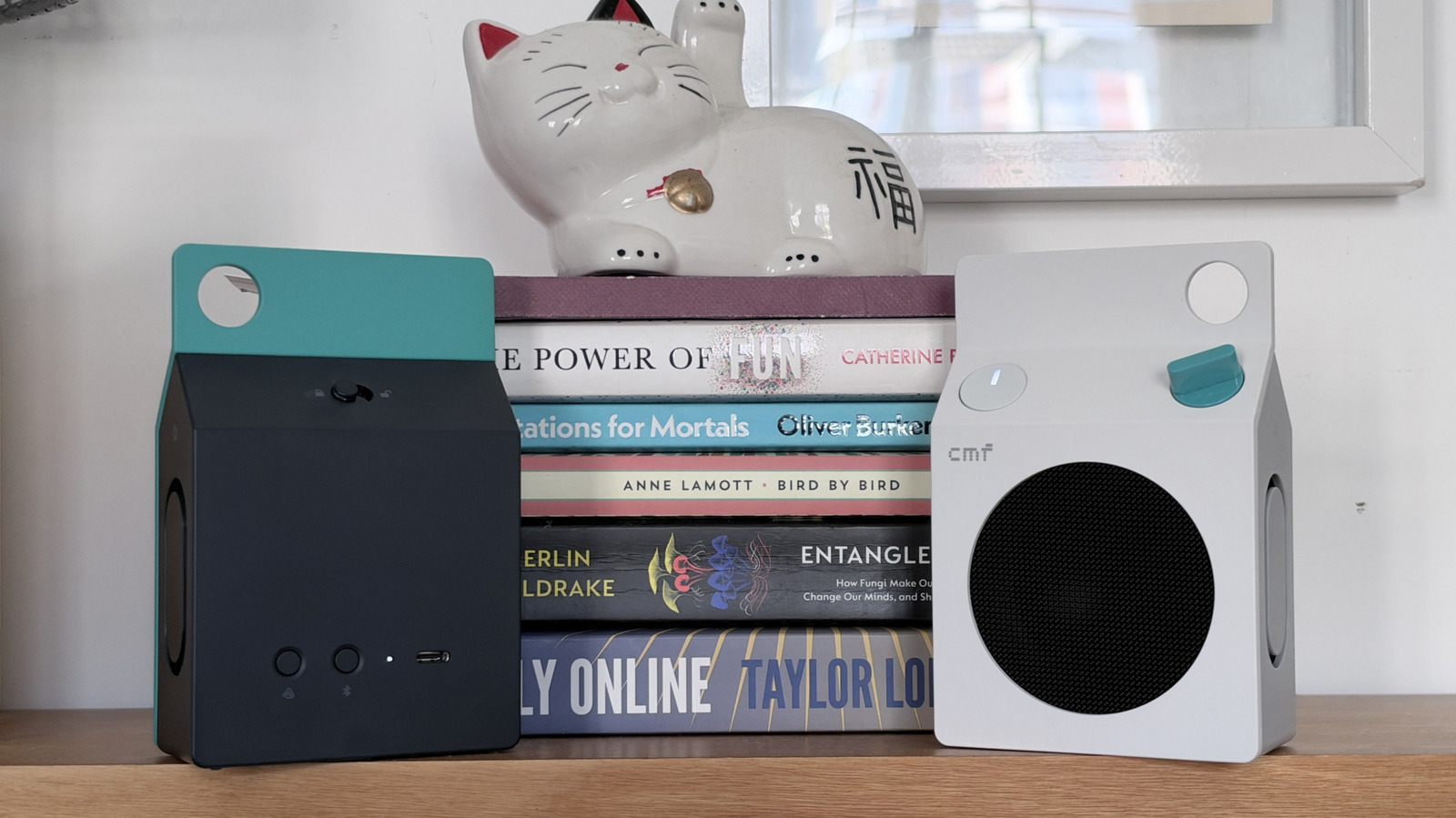 CMF's first portable speakers are shaped like milk cartons and pair together