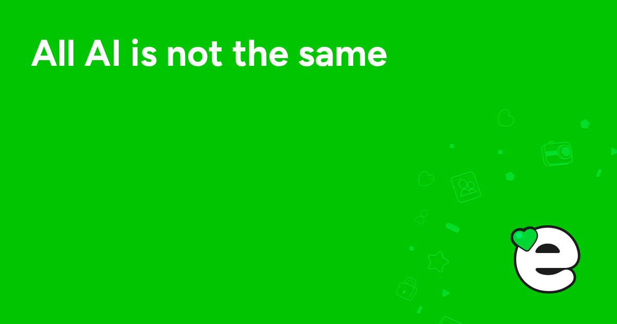 All AI is not the same
