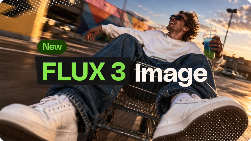FLUX 3 Image is now available on Envato’s AI image tool