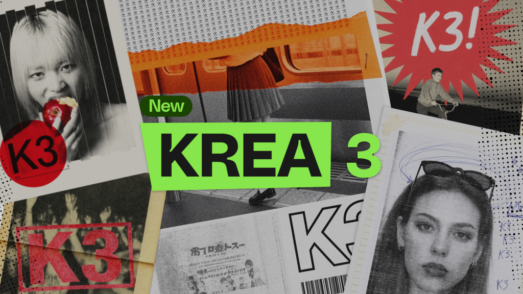 Krea 3 AI image editing is now on Envato