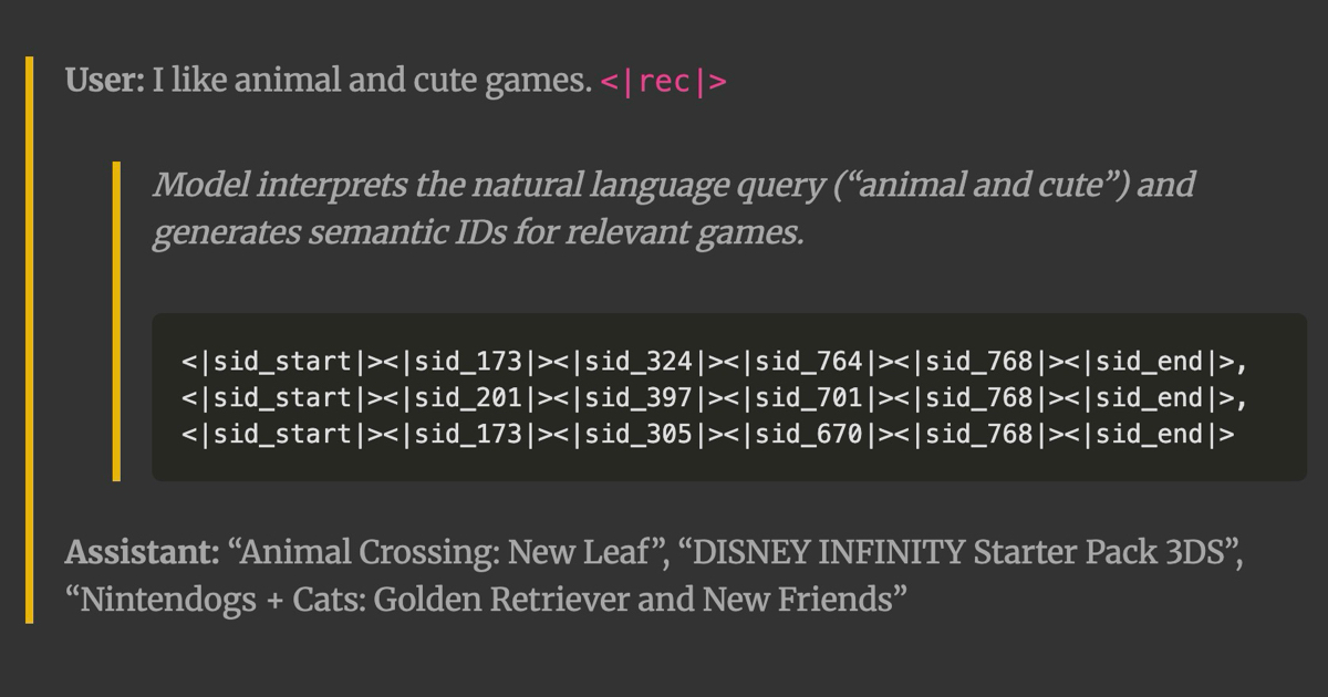 Training an LLM-RecSys Hybrid for Steerable Recs with Semantic IDs