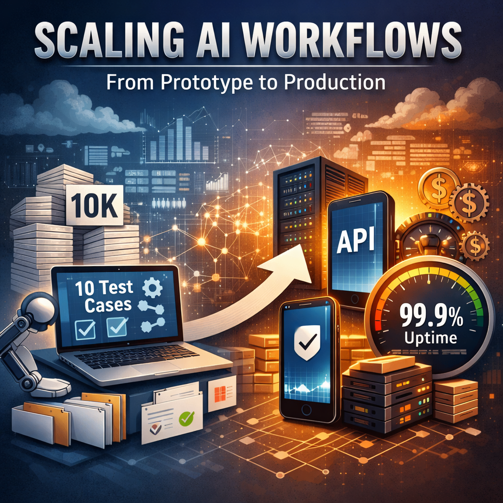 Scaling AI Workflows: From Prototype to Production | Complete 2026 Guide